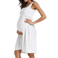 Striped Maternity Dress