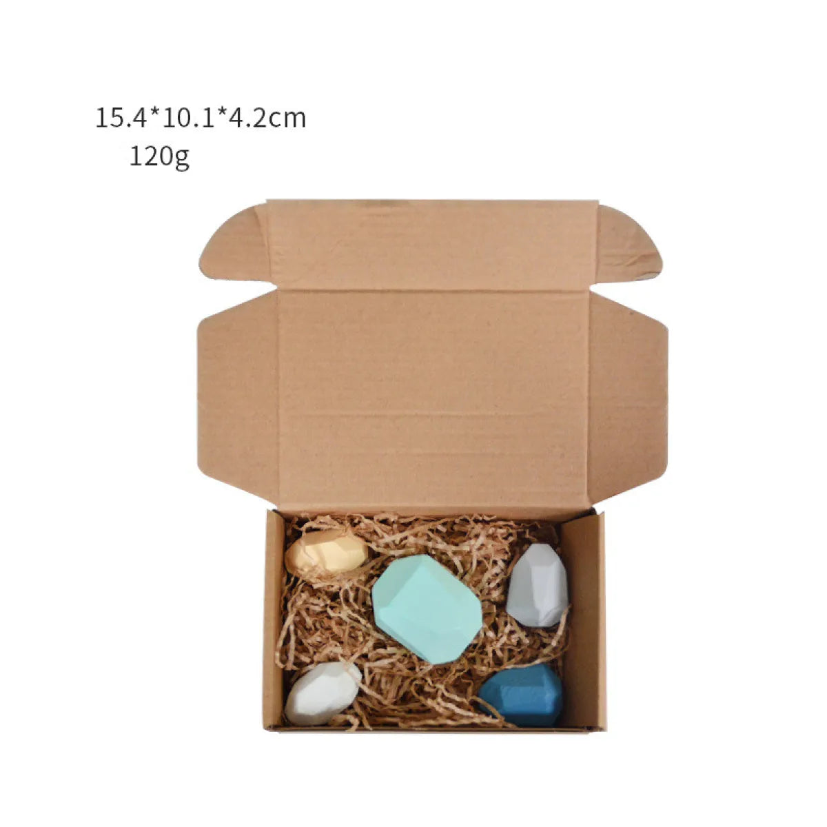 Children's colorful jagged stone toys