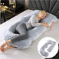 Maternity Pillow Waist Support Side Sleeping Slope Pillow J-type