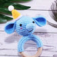 Hand Woven Cartoon Baby Rattle