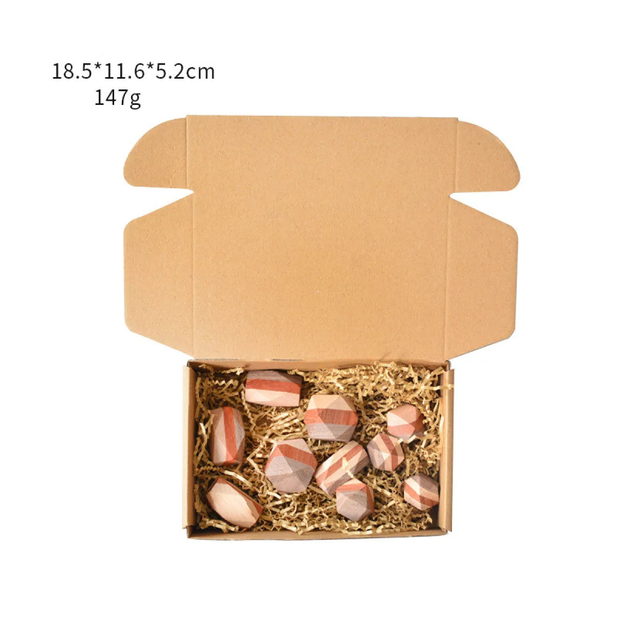 Children's colorful jagged stone toys