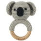Hand Woven Cartoon Baby Rattle