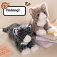 Simulation Cat Lying Style Doll