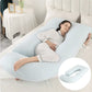 Maternity Pillow Waist Support Side Sleeping Slope Pillow J-type