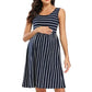 Striped Maternity Dress