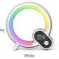 Creative Q Light Analog Sunrise Digital Display Alarm Clock Bluetooth Audio Intelligent Wake-up Q Colorful Atmosphere Light