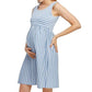 Striped Maternity Dress