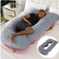 Maternity Pillow Waist Support Side Sleeping Slope Pillow J-type