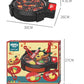 Kids' Play Kitchen Set – Electric Oven & Hot Pot