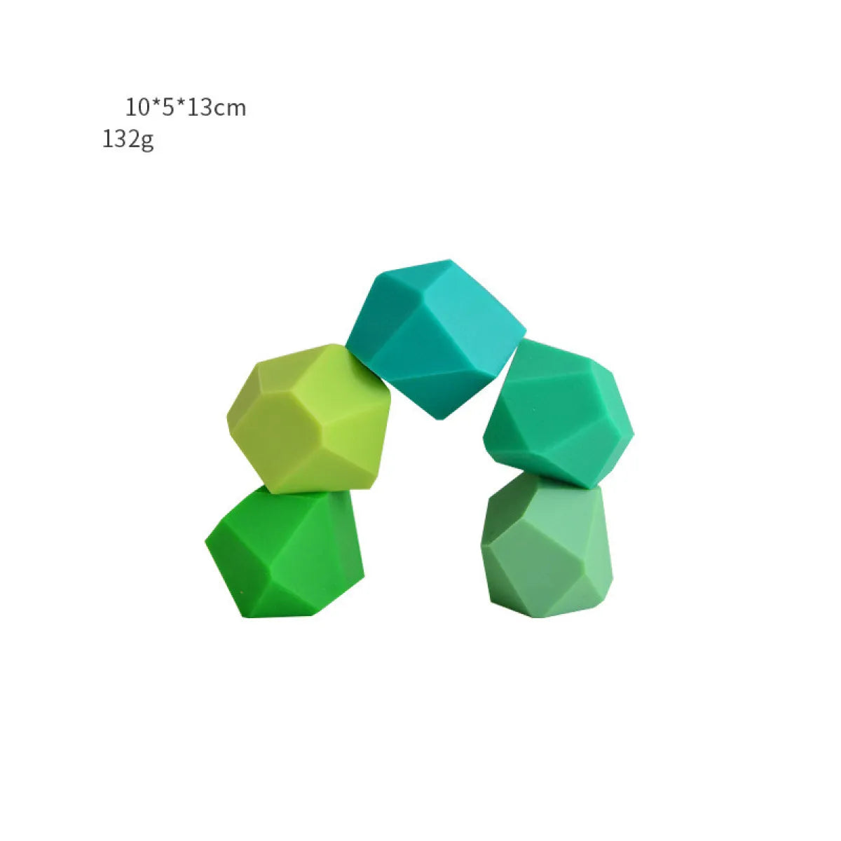 Children's colorful jagged stone toys