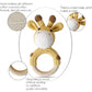 Hand Woven Cartoon Baby Rattle