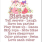 Sisters Nursery Art - Great Nursery and Kids Decor Floral Animal Print Feminist Room Decoration Cool Sister and Best Friends Birthday and Christmas Gift 11x14 Unframed Art Print Poster